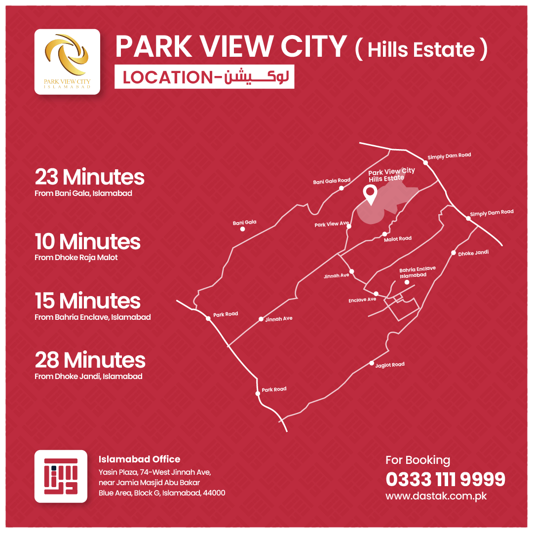 park view city hills estate location