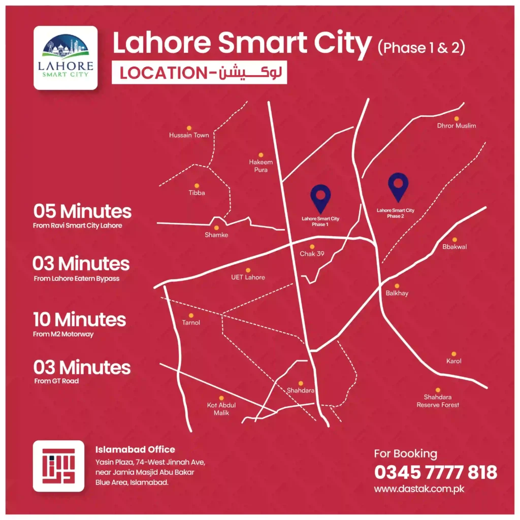 Lahore Smart City Location