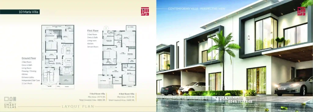 10 Marla Villas in Capital Smart City 10 Marla Villas in Capital Smart City